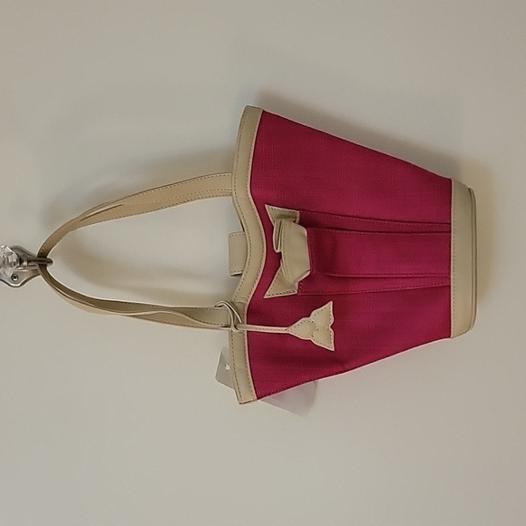 Deborah LEWIS Barbie Hot Pink Kidcore Bucket Basket Tote Bag - Picture 5 of 10